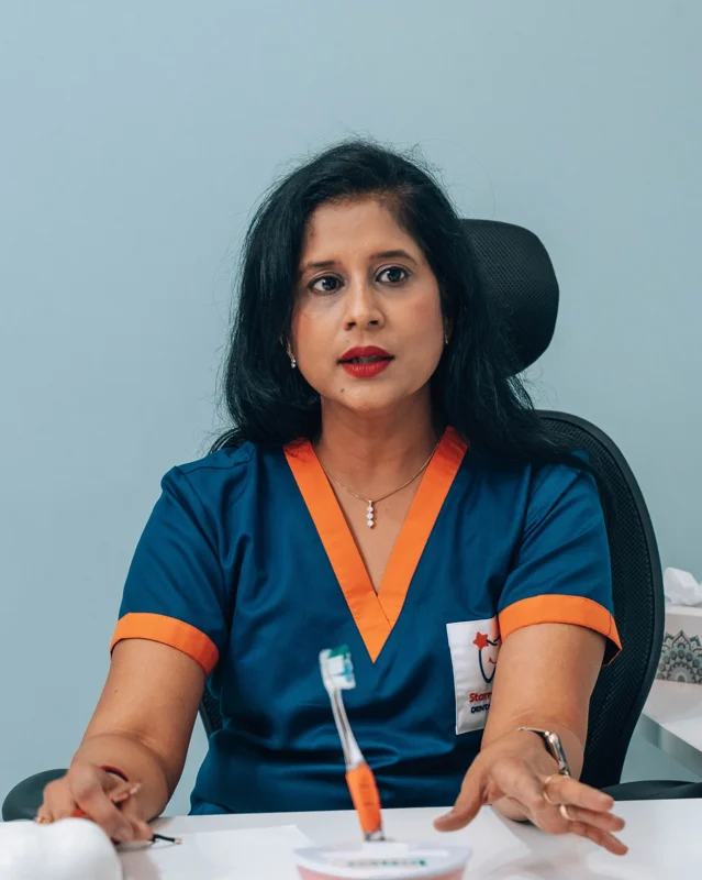 Dr Sabari Kanchana, Medical Director and Specialist Restorative Dentist
