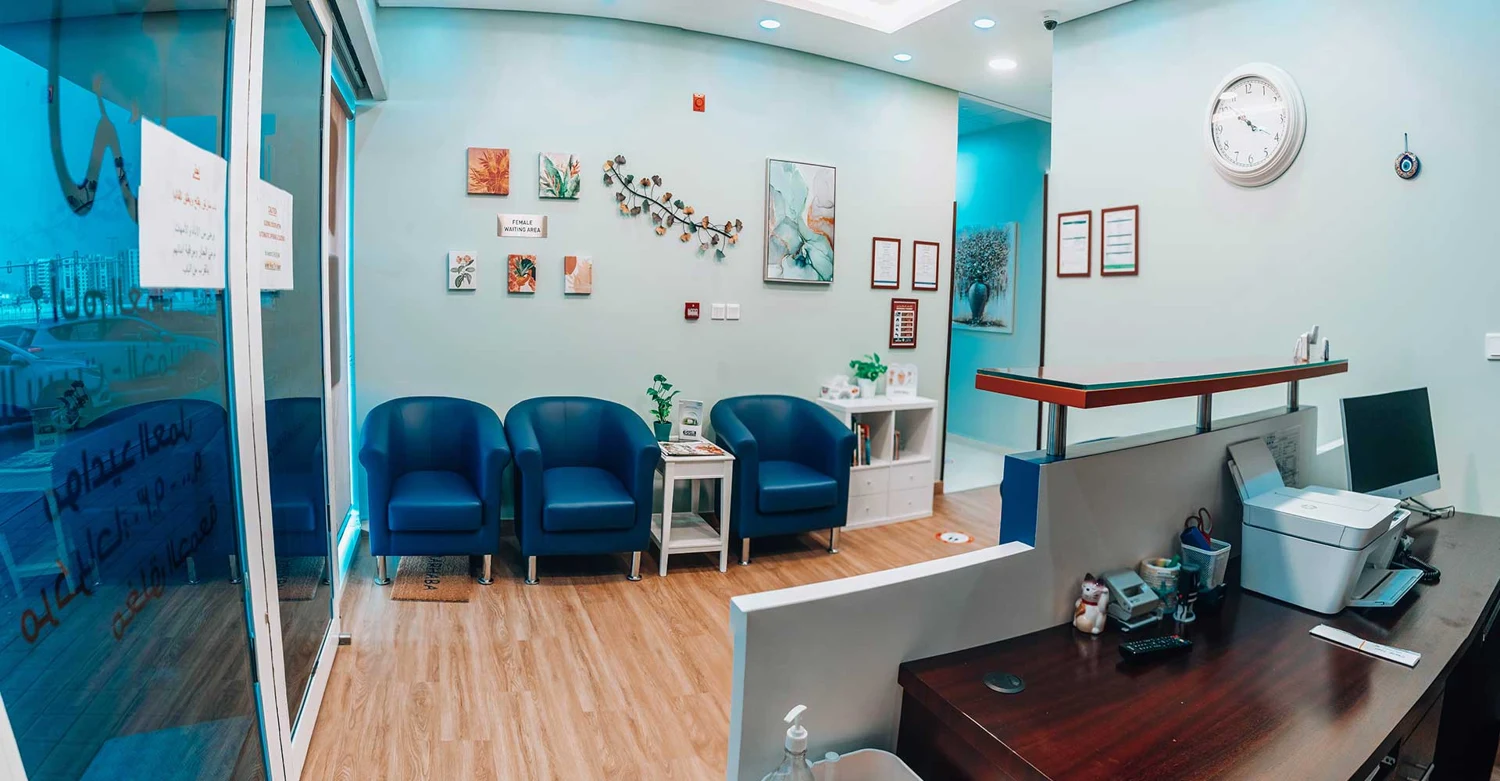 Starry Smile’s welcoming reception and waiting area