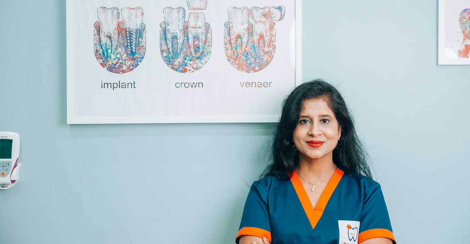 Dr Sabari Kanchana at Starry Smile Dental Centre